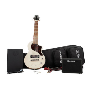 Blackstar Carry On Deluxe White тревел-гитара в комплекте с комбо FLY 3 BT
