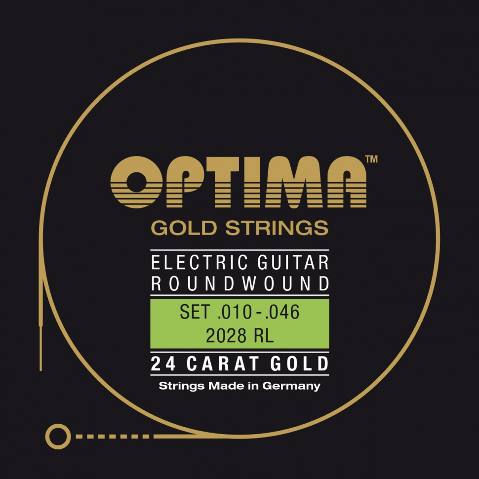 10-46 Optima E-Gitarre 24K Gold Strings струны для электрогитары