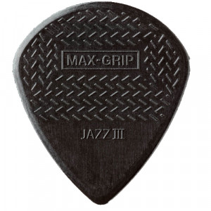 Dunlop 471P3S Max-Grip® Jazz III Black Stiffo упаковка черных медиаторов (6 шт.)