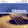 D'Addario EJ37 Phosphor Bronze 12-String Acoustic Medium Top/Heavy Bottom, 12-54 струны для акустической гитары