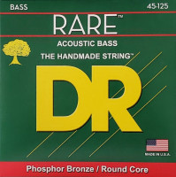 DR RPB5-45 RARE™ струны для акустической 5-струнной бас-гитары, фосфористая бронза, 45 - 125