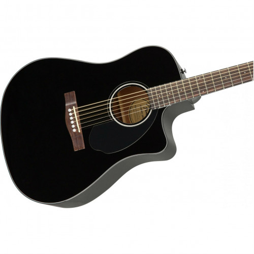 Fender CD-60SCE Dread Black WN электроакустическая гитара