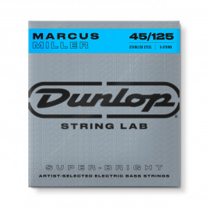 ​Струны для бас-гитары Dunlop 45-125 Marcus Miller Super Bright DBMMS45125