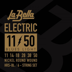​Струны для электрогитары La Bella HRS-BL Nickel Rounds Blues Light​ 11-50