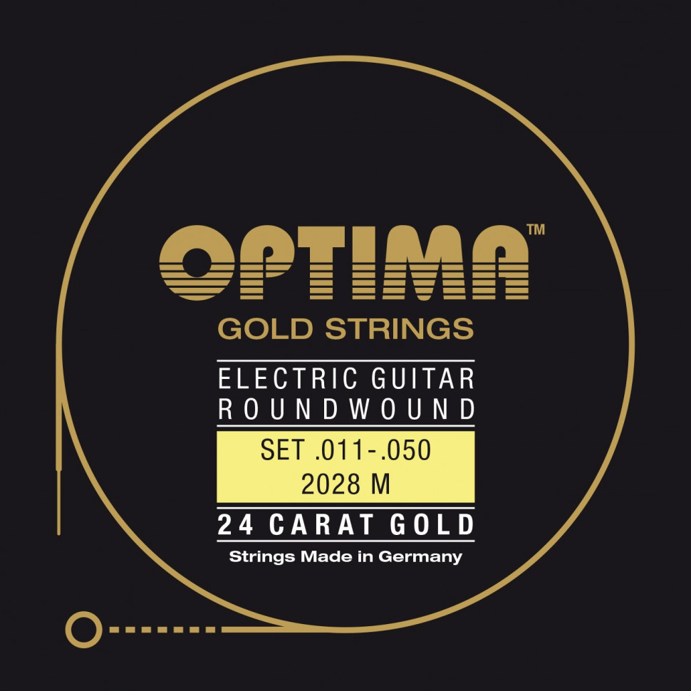 11-50 Optima E-Gitarre 24K Gold Strings струны для электрогитары