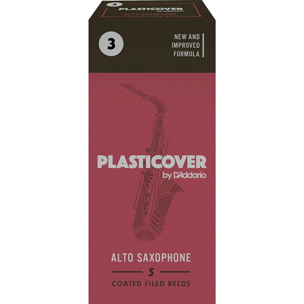 Трости для саксофона альт Rico RRP05ASX300 Plasticover, размер 3.0, в упаковке 5шт