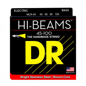 DR MLR-45 HI-BEAM Stainless Steel Bass 45-100 струны для бас-гитары