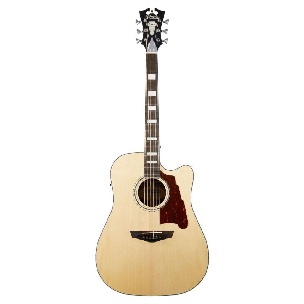 D'Angelico Premier Bowery NT электроакустическая гитара, цвет натуральный