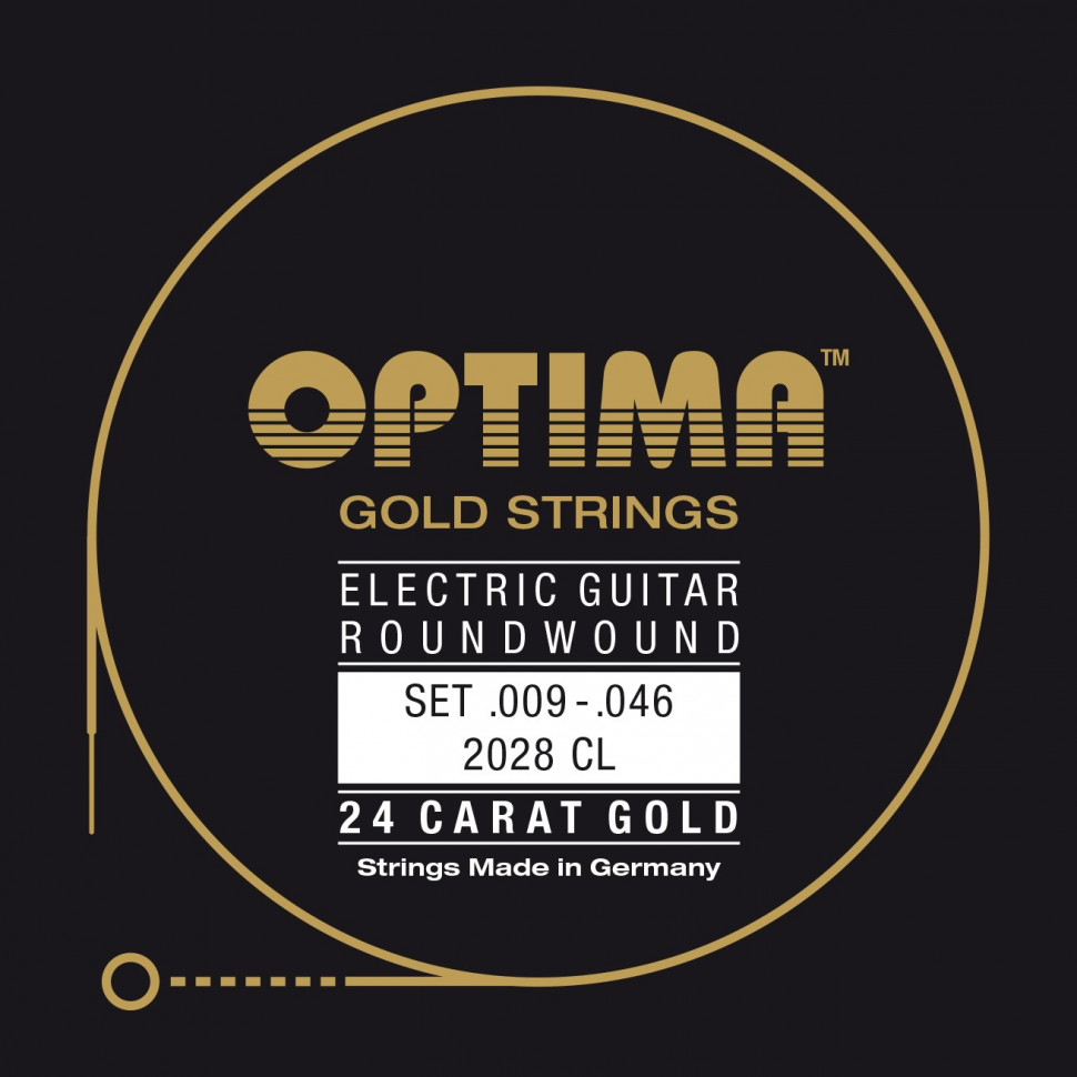 9-46 Optima E-Gitarre 24K Gold Strings струны для электрогитары