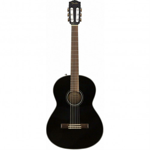 Fender CN-60S Nylon, Black WN классическая гитара