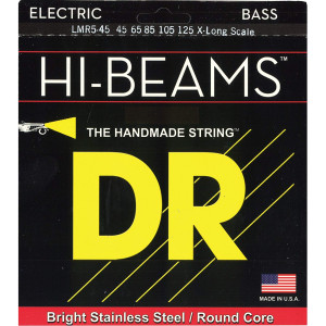 DR Strings LMR5-45 HI-BEAM Bass 45-125 Extra Long Scale струны для бас-гитары