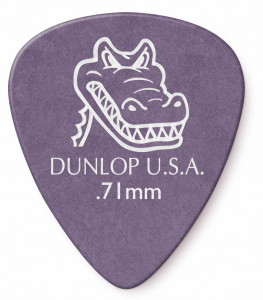 Медиатор Dunlop Gator Grip 0,71 мм 417 (417R) 1 шт