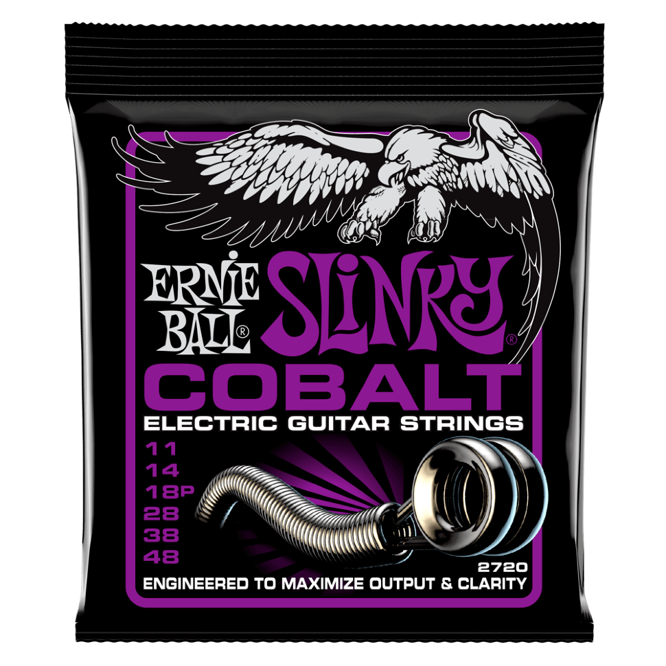 ​Струны для электрогитары Ernie Ball 2720 Power Slinky Cobalt 11-48