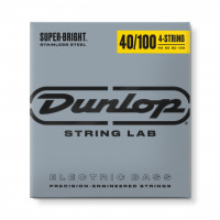 ​Струны для бас-гитары Dunlop 40-100 Super Bright Steel Bass DBSBS40100