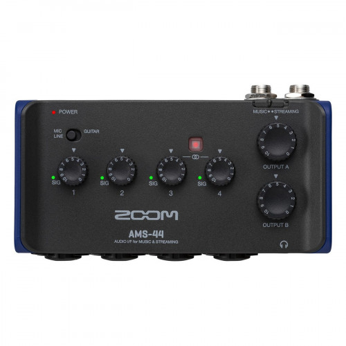 Zoom AMS-44 аудиоинтерфейс для музыки и стриминга