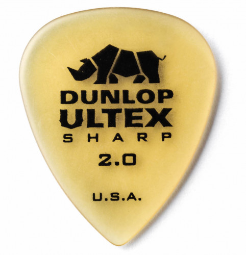 ​Медиаторы Dunlop 433P2.00 Ultex Sharp 2,0 мм набор из 6 шт