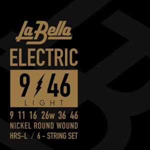 ​Струны для электрогитары La Bella HRS-L Nickel Rounds Light 9-46