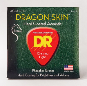 DR DSA-10/12 DRAGON SKIN™ струны для 12-струнной акустической гитары 10 - 48