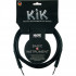 Klotz KIK3.0PPSW кабель инструментальный 3 м, черный