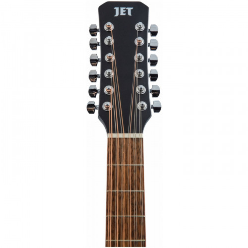 Jet JDEC-255/12 BKS 12-струнная электро-акустическая гитара