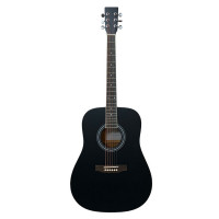 Navarrez NV31 Black гитара акустическая с чехлом	