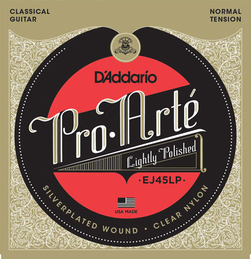 Струны для классической гитары D'Addario EJ45LP Composite Lightly Polished Normal Tension 0.0280-0.0430​