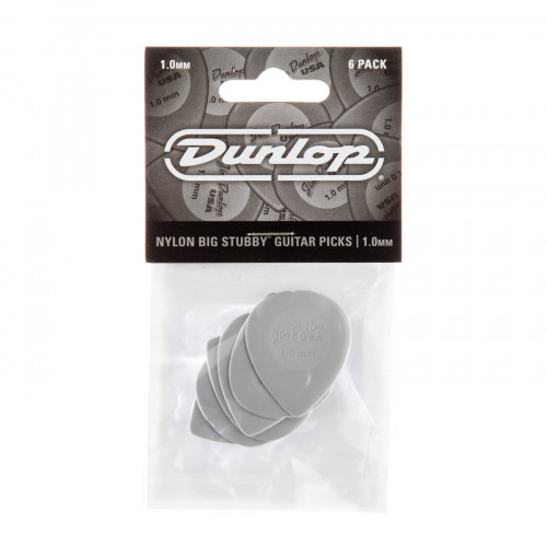 ​Медиаторы Dunlop 445P1.0 Nylon Big Stubby 1,0 мм набор 6 шт