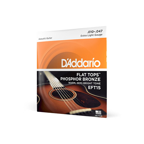 D'Addario EFT15 - комплект струн для акустической гитары 10-47