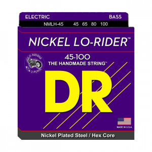 DR NMLH-45 NICKEL LO-RIDER 45-100 струны для бас-гитары