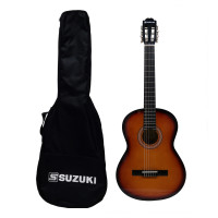 Suzuki SCG-2S+4/4SB классическая гитара 4/4, чехол в комплекте, санберст