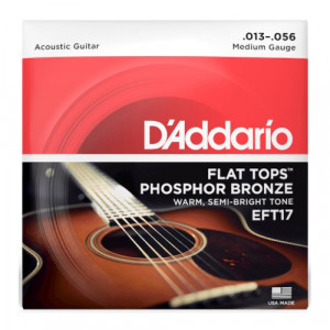 D'Addario EFT17 - комплект струн для акустической гитары 13-56