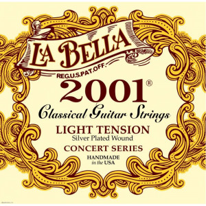 Струны для классической гитары La Bella 2001L Concert Series Light Tension