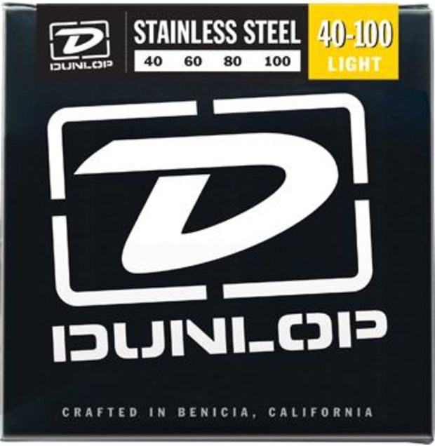 ​Струны для бас-гитары Dunlop 40-100 Stainless Steel Bass DBS40100