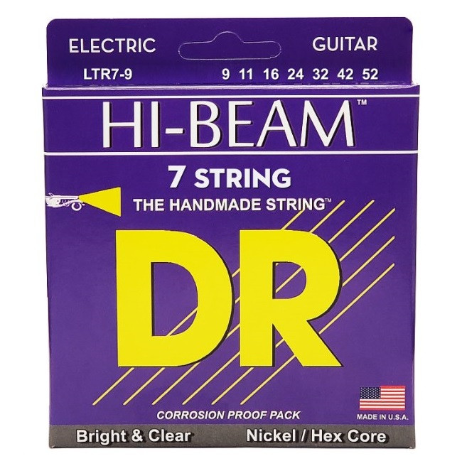 DR LTR7-9 HI-BEAM™ струны для 7-струнной электрогитары 9 - 52