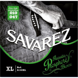 Savarez A140XL Acoustic Phosphor Bronze .010-.047 струны для акустической гитары