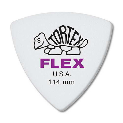 Dunlop 456P1.14 Tortex Flex медиаторы, 6 шт, толщина 1,14 мм, треугольные Dunlop 456P1.14 Tortex Flex медиаторы, 6 шт, толщина 1,14 мм, треугольные