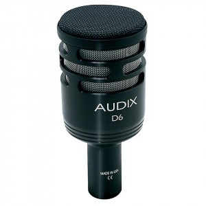 Audix D6 инструментальный динамический микрофон для бас-барабана, кардиоида