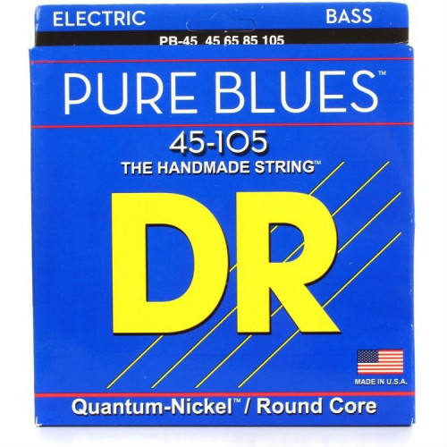 DR PB-45 Pure Blues Quantum-Nickel 45-105 струны для бас-гитары