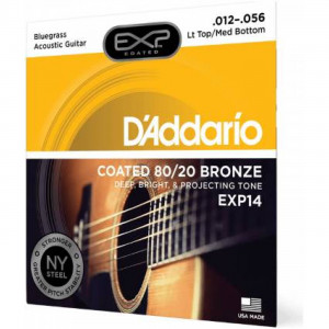 D'addario EXP14, 12-56 струны для акустической гитары