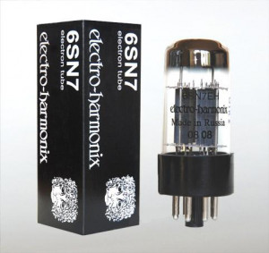Лампа 6SN7 Electro Harmonix для усилителя мощности, подобранная в пару или четверку