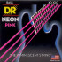 DR NPB-40 HI-DEF NEON™ струны для 4-струнной бас- гитары, с люминесцентным покрытием, розовые 40 - 100